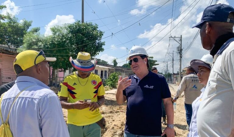 Finalizadas las obras de reposición de redes en la Calle Colombia de Cartagena, cerca de 2,000 familias se benefician.
