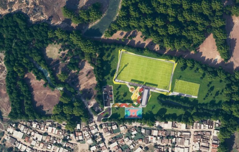 Alcaldia informa sobre la construccion de un Polideportivo en el