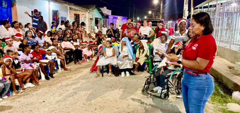 Con pesebres en vivo y cenas navidenas Yolanda Wong revive