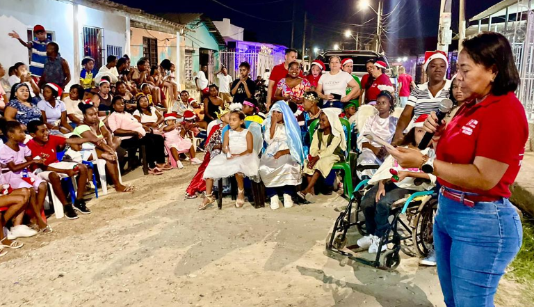Con pesebres en vivo y cenas navideñas, Yolanda Wong revive las novenas en Cartagena y Bolívar.
