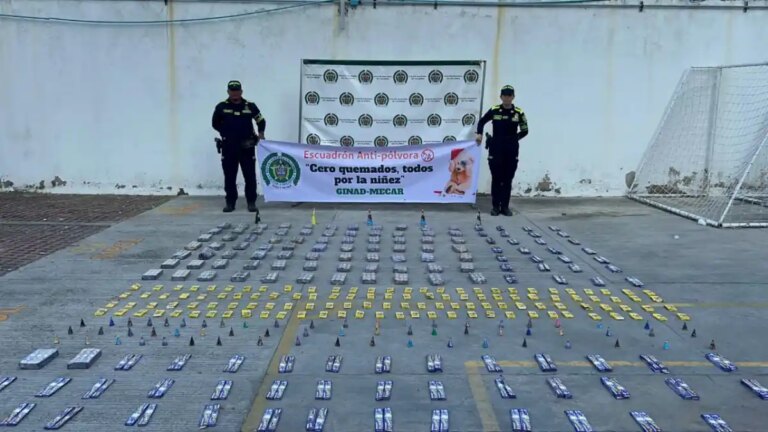 Confiscan 500 kilogramos de polvora en diversas areas de Cartagena
