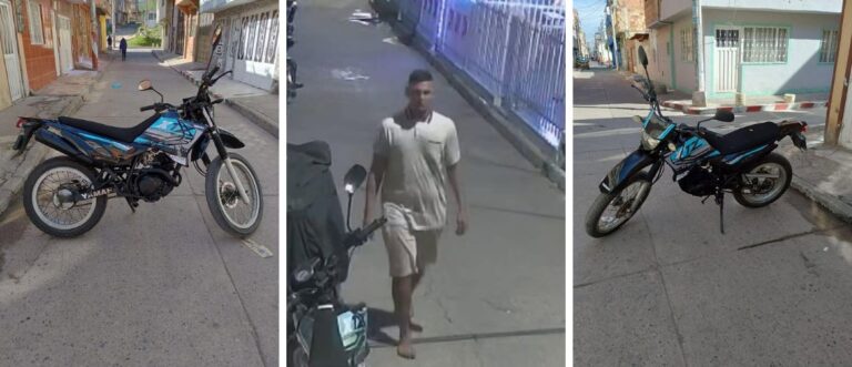 Inseguridad en la madrugada Hurtan motocicleta XTZ en el barrio Santa Clara