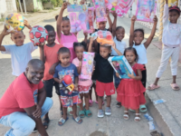 Ninos de San Pablo corregimiento de Marialabaja viven una feliz