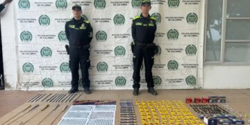 Policia en Cartagena incauta mas de 50 kilos de polvora