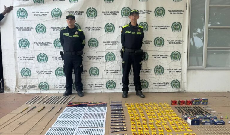 Policía en Cartagena incauta más de 50 kilos de pólvora