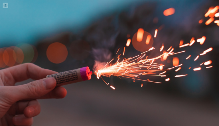 Prohibicion de la polvora en Ano Nuevo advertencia de las