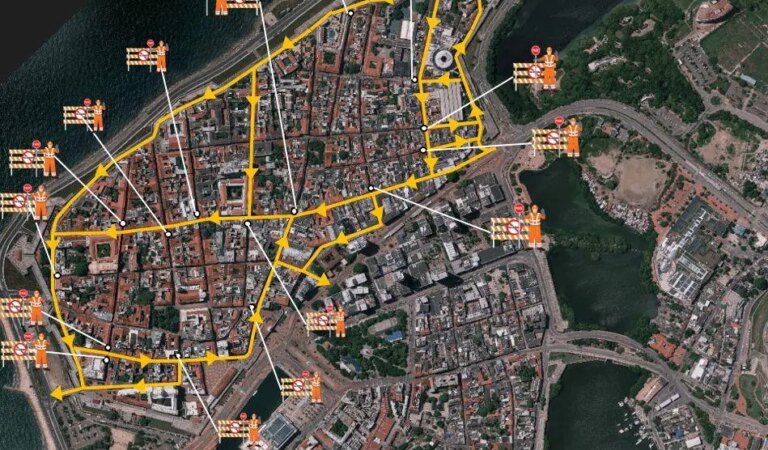 Se establecen restricciones vehiculares en las calles del Centro Histórico de Cartagena