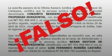 ¡Atencion En Cartagena se estan falsificando certificados de propiedad horizontal