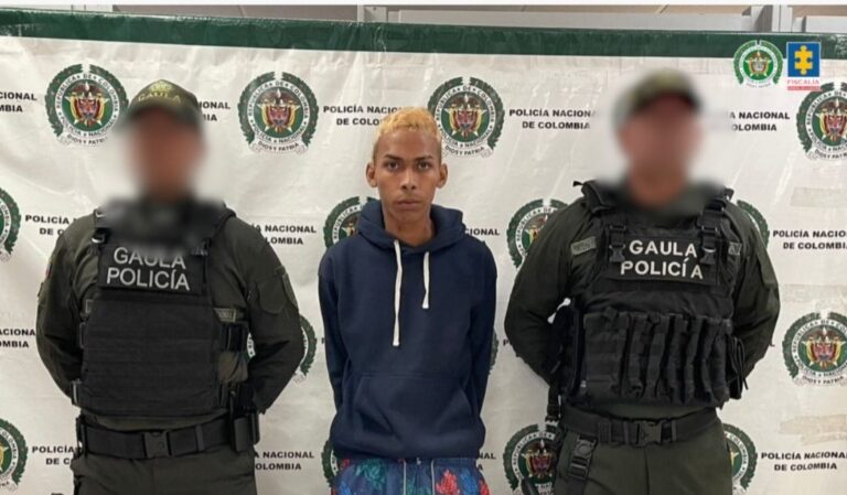 Asegurado Alejandro Garcia sospechoso de extorsion a un comerciante en