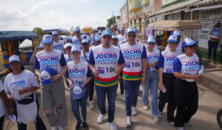Con el apoyo de líderes y comerciantes, «Jocho» Ardila afianza sus propuestas en Calamar-Bolívar.