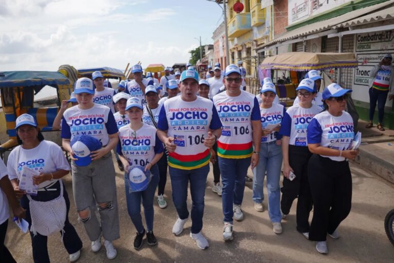 Con el apoyo de lideres y comerciantes Jocho Ardila afianza