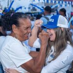 Gran concentracion de campana presidencial de Juliana Aray en Arjona