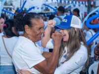 Gran concentracion de campana presidencial de Juliana Aray en Arjona