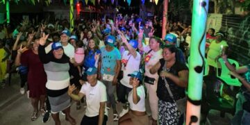 Juliana Aray recorrio los municipios de la Linea