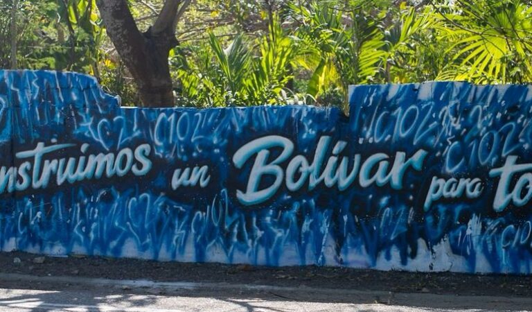 Juliana Aray y Nadia Blel realizaron un mural en Clemencia titulado “Juntos, construimos un Bolívar para todos”