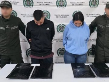 Pareja detenida con droga en el aeropuerto de Cartagena enviada