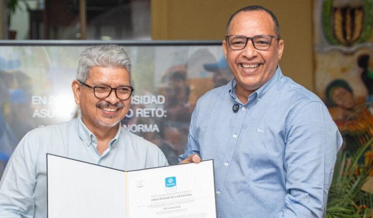 Unicartagena: Primera universidad del Caribe en obtener la certificación ISO 21001:2018.