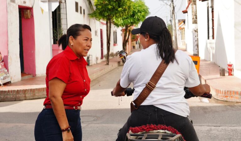 Yolanda Wong prosigue su recorrido por el departamento. La Agenda Territorial llega a Santa Cruz de Mompox.