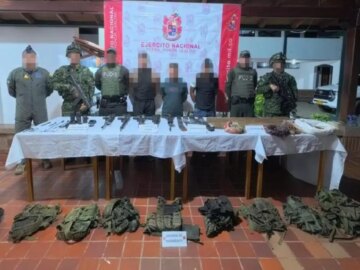 Capturan a miembros del Clan del Golfo en el sur