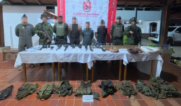 Capturan a miembros del Clan del Golfo en el sur de Bolívar