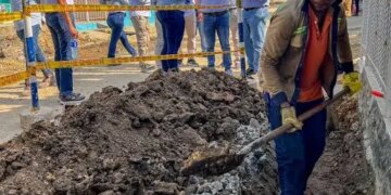 El sistema de alcantarillado en Arroz Barato alcanza un progreso