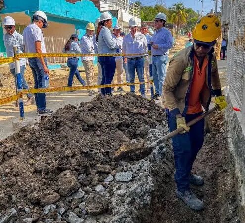 El sistema de alcantarillado en Arroz Barato alcanza un progreso del 50% en sus obras