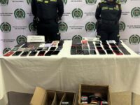 En la Boquilla vivienda servia de refugio para almacenar telefonos