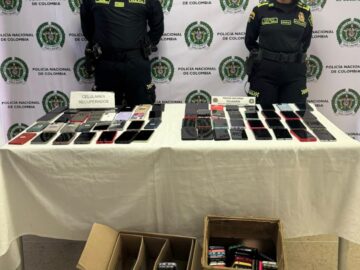 En la Boquilla vivienda servia de refugio para almacenar telefonos