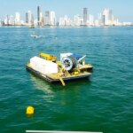 Mantenimiento en curso del cable submarino que proporciona energia al