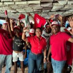 Marea Roja de Yolanda Wong desbordo de alegria a San