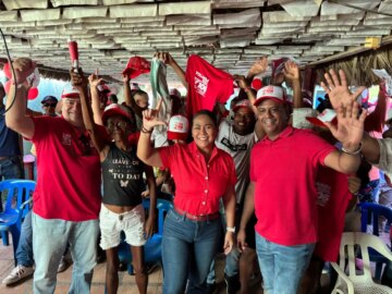 Marea Roja de Yolanda Wong desbordo de alegria a San