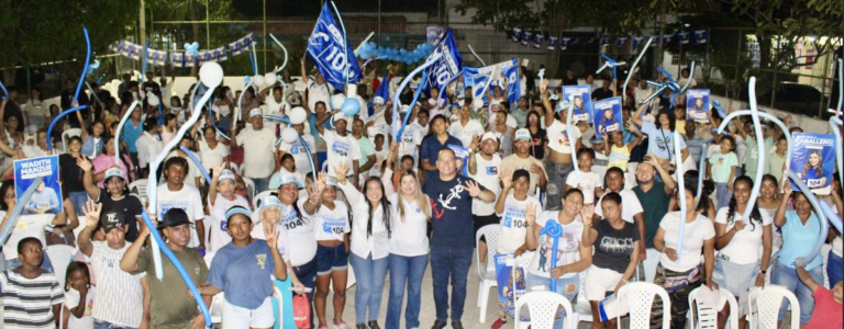 Maria Paula Caballero C104 recibio apoyo en Marialabaja Mahates Turbaco