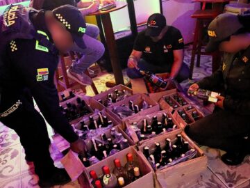 Mas de 150 botellas de licor ilegal confiscadas en el