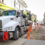 Progreso constante en las obras de reposicion de redes de