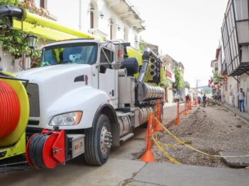 Progreso constante en las obras de reposicion de redes de