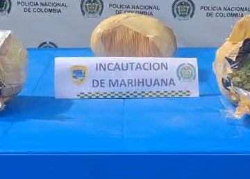 Confiscan mas de 3000 dosis de marihuana en un camion