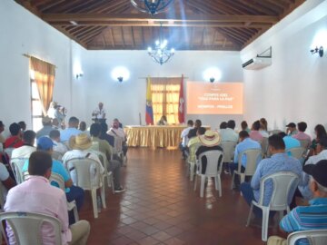 El Ministerio de Transporte presenta el proyecto vial Mompox–Pinillos