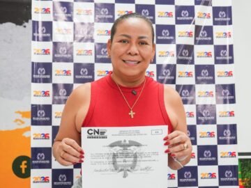 La China Wong presenta su credencial como Representante a la