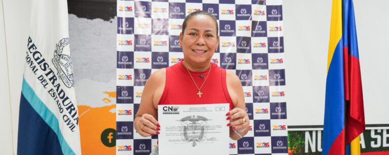 La China Wong presenta su credencial como Representante a la