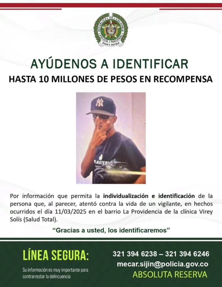 Recompensa de hasta 10 millones de pesos por informacion sobre