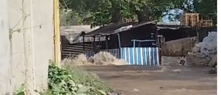 Rotura de tuberia del acueducto en Henequen deja al 35