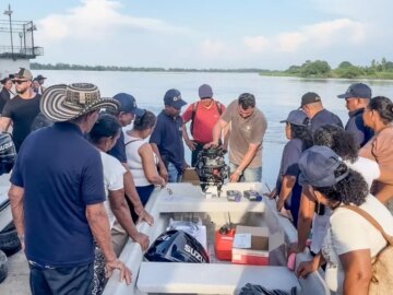 Se entregan lanchas y motores a organizaciones pesqueras en los