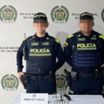 Adolescente detenido con un revolver Smith Wesson 38 en
