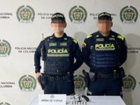 Adolescente detenido con un revolver Smith Wesson 38 en