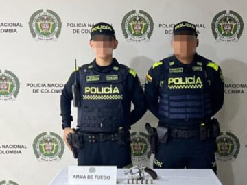 Adolescente detenido con un revolver Smith Wesson 38 en