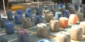 Confiscados 1250 galones de gasolina destinados a la mineria ilegal