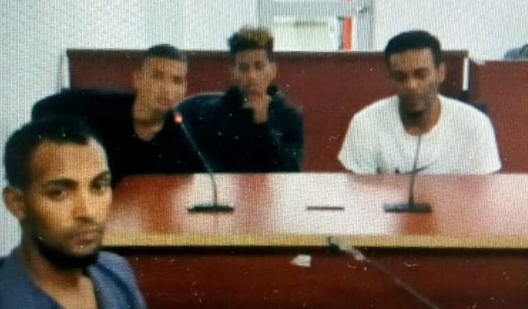 Cuatro hombres son judicializados en Cartagena por el delito de extorsión.