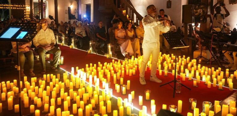 Mompox celebro el Concierto de la Luz en la Iglesia