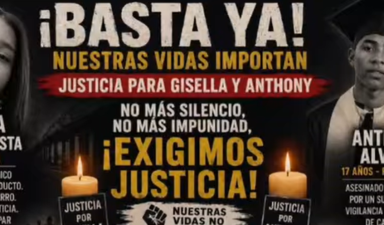 Nativos del norte marchan mañana y bloquearán la vía al mar para exigir justicia por la muerte de Guisella Gómez y Anthony Alvear.
