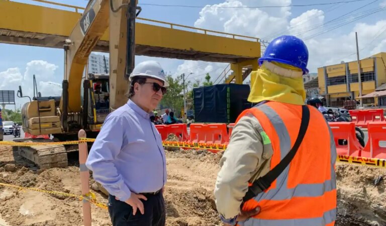 Progresan los trabajos de optimización en el sistema de agua potable de Cartagena